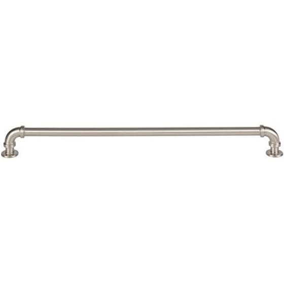 Top Knobs Steam Punk 12" (305 mm) Center to Center Brushed Nickel Pull, 434-BRN