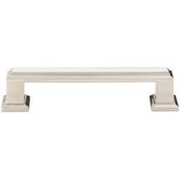 Top Knobs Sutton Place Series 3-3/4" (96 mm) Center to Center Polished Nickel Pull, - 435-PN