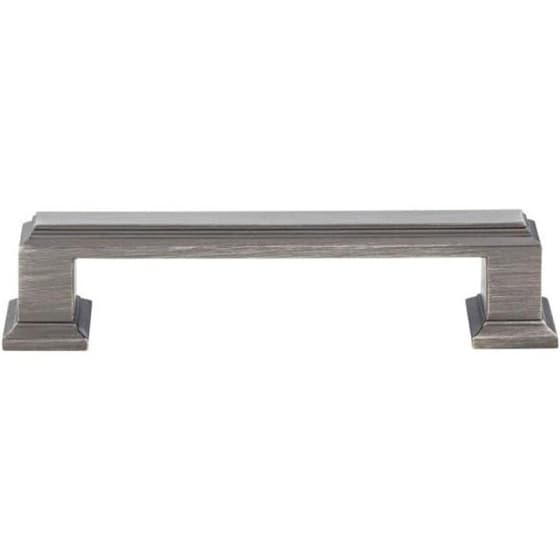 Top Knobs Sutton Place 3-3/4" (96 mm) Center to Center Slate Pull, 435-SL