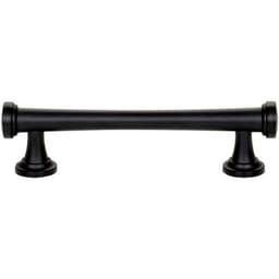 Top Knobs Browning Series 3-3/4" (96 mm) Center to Center Matte Black Pull, - 436-BL