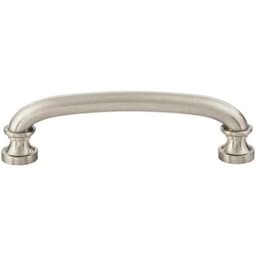 Top Knobs Shelley Series 3-3/4" (96 mm) Center to Center Brushed Nickel Pull, - 437-BRN