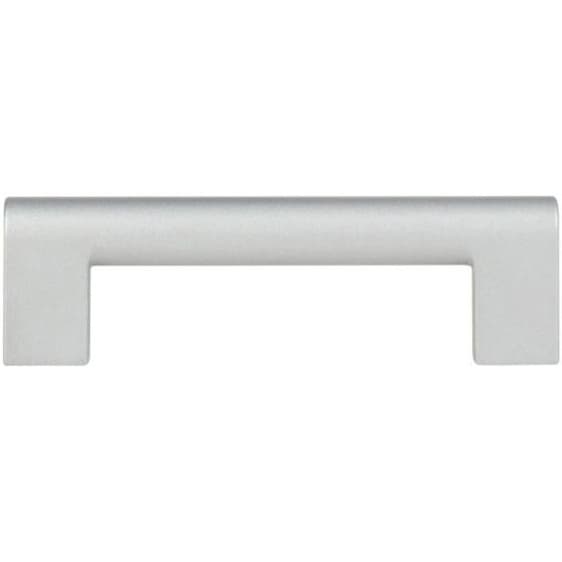Top Knobs Round Rail 3-3/4" (96 mm) Center to Center Matte Chrome Pull, 438-MC