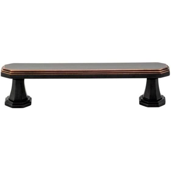 Top Knobs Dickinson Series 3-3/4" (96 mm) Center to Center Venetian Bronze Pull, - 440-VB