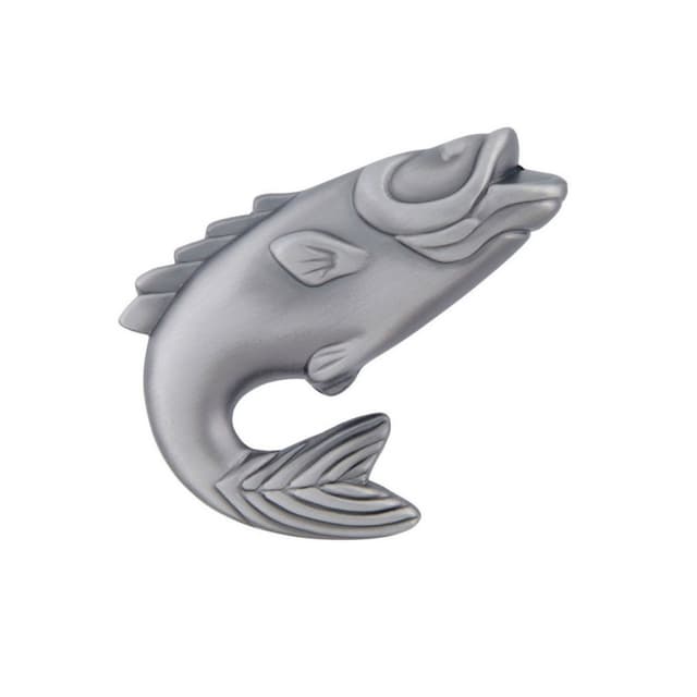 Top Knobs Nautical/Ocean Series 2-1/4 in (57 mm) L x 1-3/4 in (44 mm) W Pewter Knob, - 2204-NO