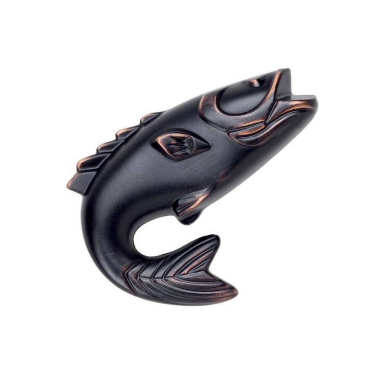 Top Knobs Nautical/Ocean Series 2-1/4 in (57 mm) L x 1-3/4 in (44 mm) W Venetian Bronze Knob, - 2204-VB