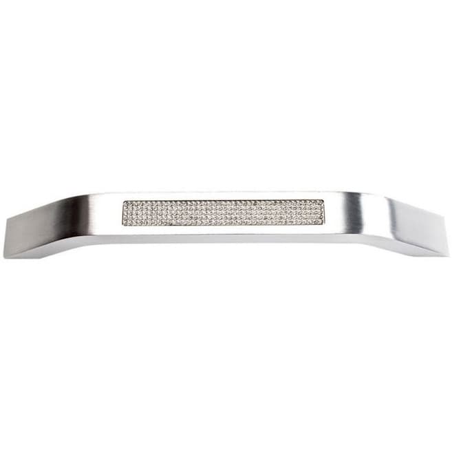 Top Knobs Crystal 6-5/16" (160 mm) Center to Center Matte Chrome Pull, 3198-MC