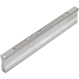 Top Knobs Crystal Series 5-1/16" (128 mm) Center to Center Matte Chrome Pull, - 3202-MC