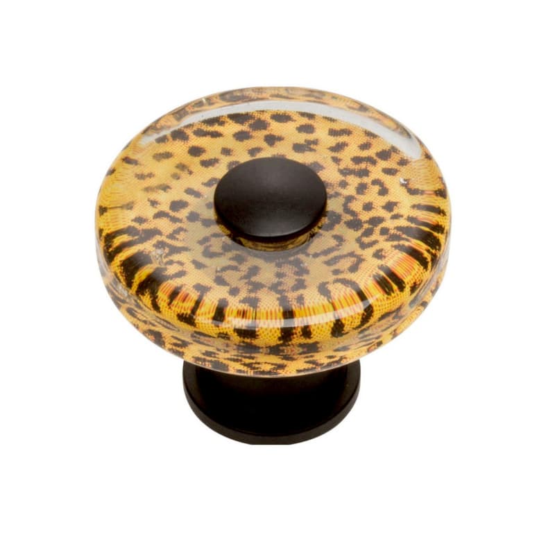 Top Knobs Dream Glass 1-1/2" (38 mm) Diameter Matte BlackKnob, 3231-BL