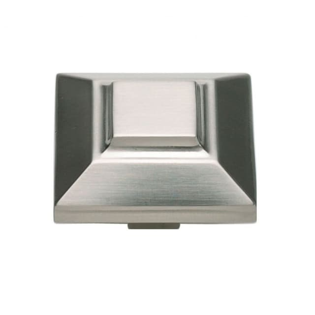 Top Knobs Trocadero Series 1-1/2 in (38 mm) L x 1-1/2 in (38 mm) W Brushed Nickel Knob, - 4002-BRN