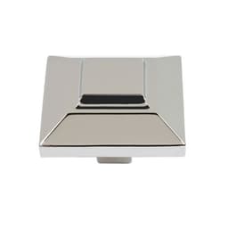Top Knobs Trocadero Series 1-1/2 in (38 mm) L x 1-1/2 in (38 mm) W Polished Nickel Knob, - 4002-PN