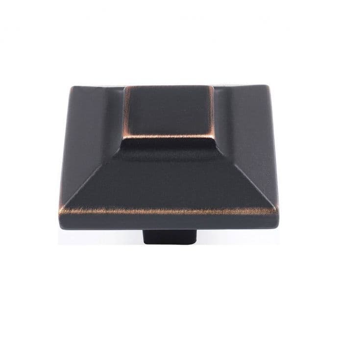 Top Knobs Trocadero 1-1/2" (38 mm) L x 1-1/2" (38 mm) W Venetian Bronze Knob, 4002-VB