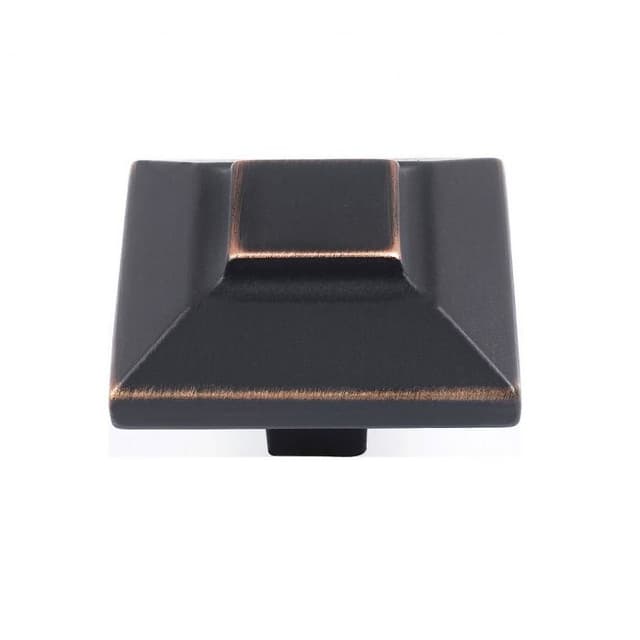 Top Knobs Trocadero Series 1-1/2 in (38 mm) L x 1-1/2 in (38 mm) W Venetian Bronze Knob, - 4002-VB