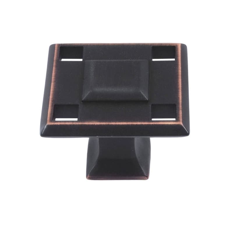 Top Knobs Craftsman 1-5/16" (33 mm) L x 1-5/16" (33 mm) W Venetian Bronze Knob, 4007-VB