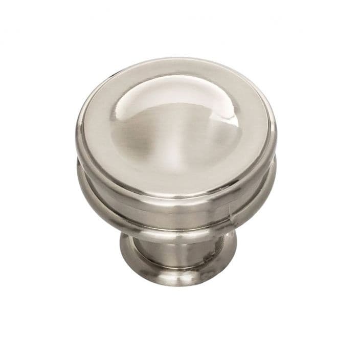 Top Knobs Oskar Series 1-1/4" (32 mm) Diameter Brushed NickelKnob, - A100-BRN