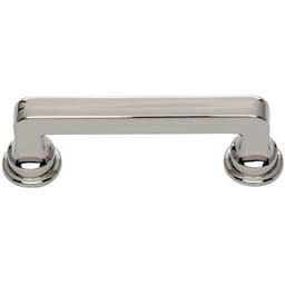Top Knobs Oskar Series 3" (76 mm) Center to Center Polished Nickel Pull, - A101-PN