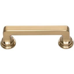Top Knobs Oskar Series 3" (76 mm) Center to Center Warm Brass Pull, - A101-WB