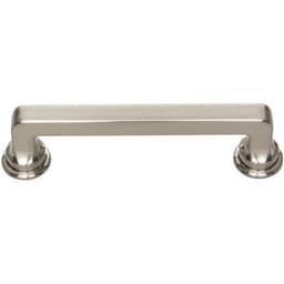 Top Knobs Oskar Series 3-3/4" (95 mm) Center to Center Brushed Nickel Pull, - A102-BRN