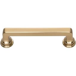 Top Knobs Oskar Series 3-3/4" (95 mm) Center to Center Warm Brass Pull, - A102-WB