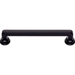 Top Knobs Oskar Series 5-1/16" (128 mm) Center to Center Matte Black Pull, - A103-BL