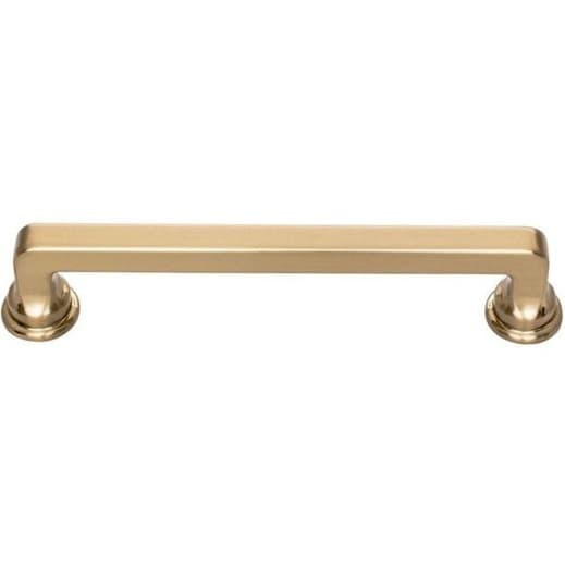 Top Knobs Oskar Series 5-1/16" (128 mm) Center to Center Warm Brass Pull, - A103-WB