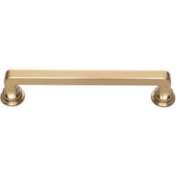 Top Knobs Oskar Series 5-1/16" (128 mm) Center to Center Warm Brass Pull, - A103-WB