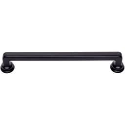 Top Knobs Oskar Series 6-5/16" (160 mm) Center to Center Matte Black Pull, - A104-BL