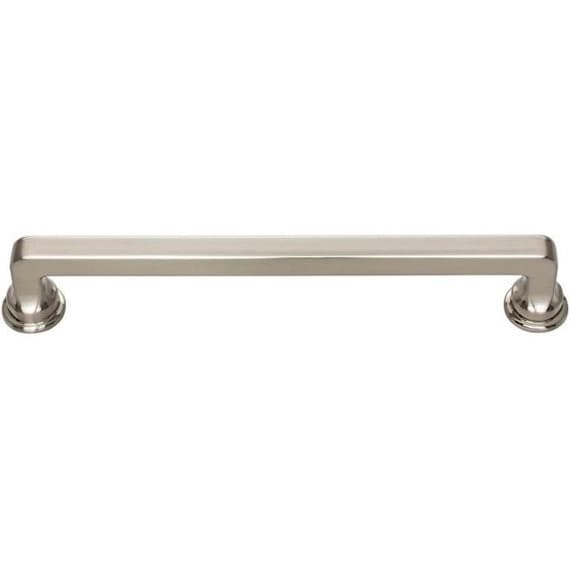 Top Knobs Oskar 6-5/16" (160 mm) Center to Center Brushed Nickel Pull, A104-BRN