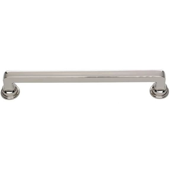 Top Knobs Oskar Series 6-5/16" (160 mm) Center to Center Polished Nickel Pull, - A104-PN