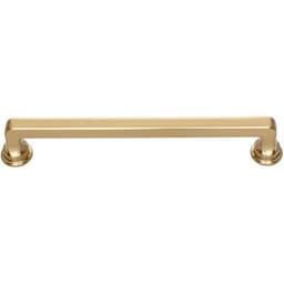 Top Knobs Oskar Series 6-5/16" (160 mm) Center to Center Warm Brass Pull, - A104-WB