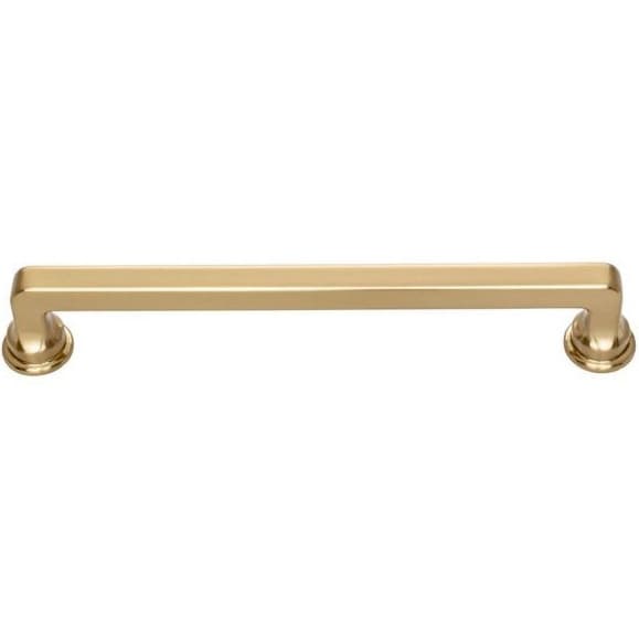 Top Knobs Oskar 6-5/16" (160 mm) Center to Center Warm Brass Pull, A104-WB