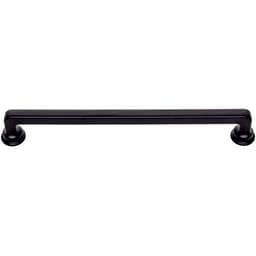 Top Knobs Oskar Series 7-9/16" (192 mm) Center to Center Matte Black Pull, - A105-BL