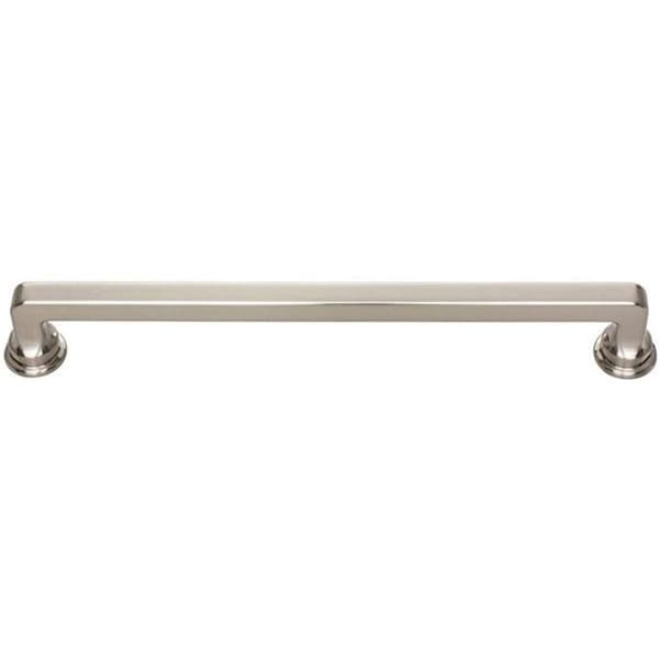 Top Knobs Oskar Series 7-9/16" (192 mm) Center to Center Brushed Nickel Pull, - A105-BRN