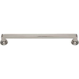Top Knobs Oskar Series 7-9/16" (192 mm) Center to Center Polished Nickel Pull, - A105-PN