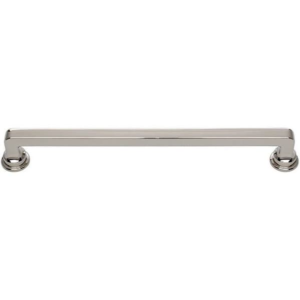 Top Knobs Oskar Series 7-9/16" (192 mm) Center to Center Polished Nickel Pull, - A105-PN
