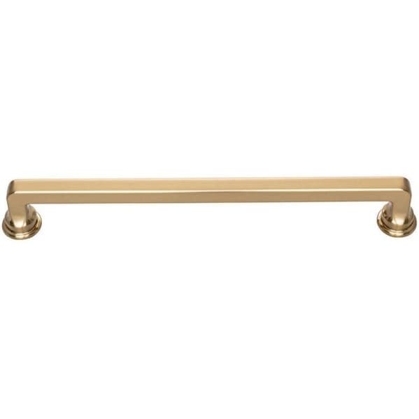 Top Knobs Oskar Series 7-9/16" (192 mm) Center to Center Warm Brass Pull, - A105-WB