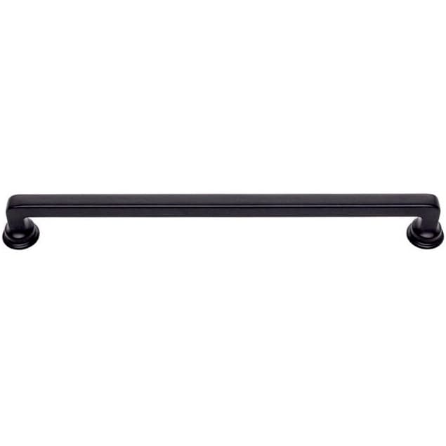 Top Knobs Oskar Series 8-13/16" (224 mm) Center to Center Matte Black Pull, - A106-BL