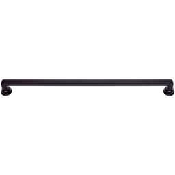 Top Knobs Oskar Series 12" (305 mm) Center to Center Matte Black Pull, - A107-BL