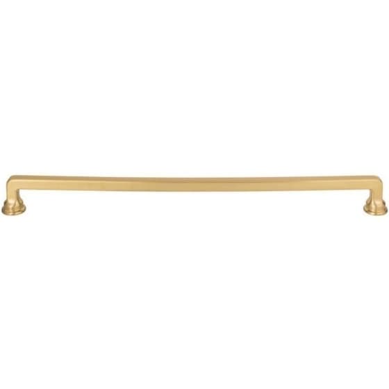 Top Knobs Oskar Appliance Pull 18" (457 mm) Center to Center, Warm Brass, A109-WB