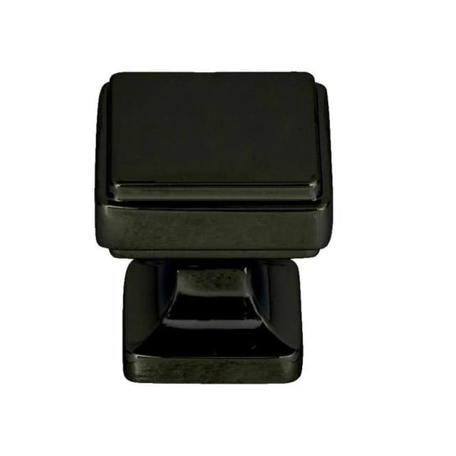 Top Knobs Kate Series 1-1/8 in (29 mm) L x 1-1/8 in (29 mm) W Matte Black Knob, - A200-BL