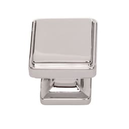 Top Knobs Kate Series 1-1/8 in (28.5 mm) L x 1-1/8 in (29 mm) W Polished Chrome Knob, - A200-CH