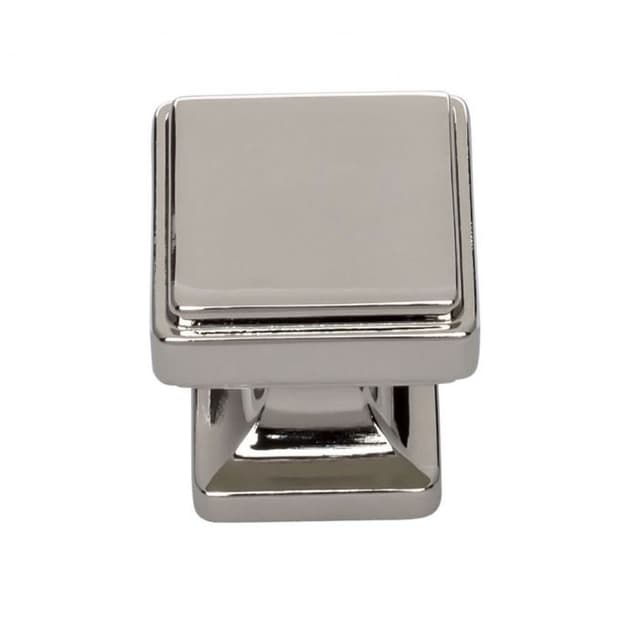 Top Knobs Kate Series 1-1/8 in (28.5 mm) L x 1-1/8 in (29 mm) W Polished Nickel Knob, - A200-PN