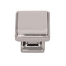 Top Knobs Kate Series 1-1/4 in (32 mm) L x 1-1/4 in (32 mm) W Polished Chrome Knob, - A201-CH