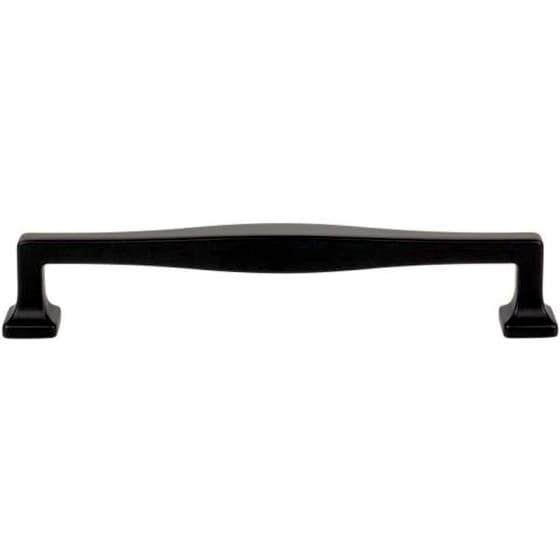 Top Knobs Kate 6-5/16" (160 mm) Center to Center Matte Black Pull, A205-BL