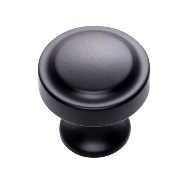 Top Knobs Bradbury Series 1-1/4" (32 mm) Diameter Matte BlackKnob, - A300-BL