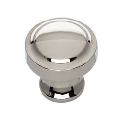 Top Knobs Bradbury Series 1-1/4" (32 mm) Diameter Polished NickelKnob, - A300-PN