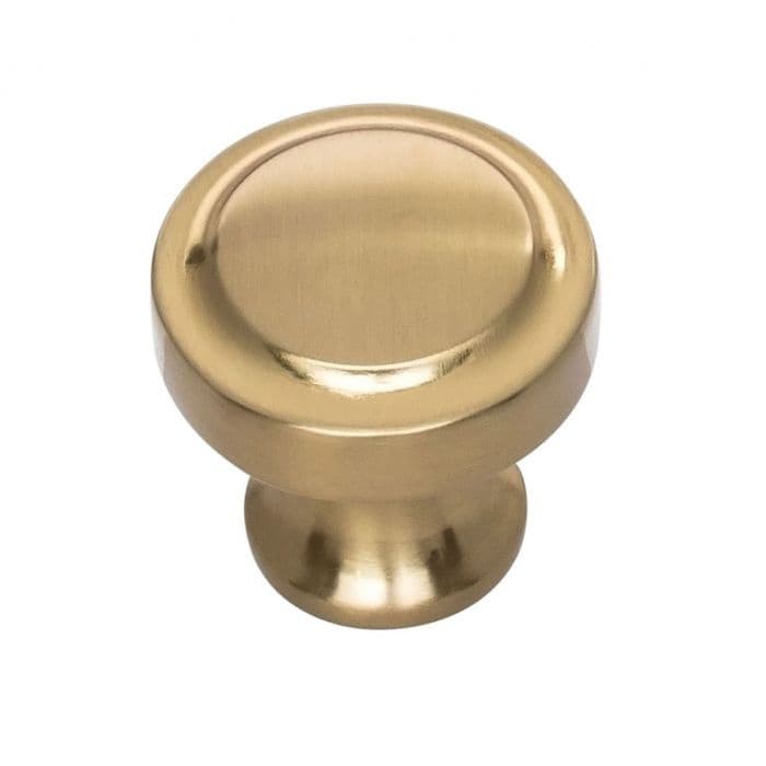 Top Knobs Bradbury Series 1-1/4" (32 mm) Diameter Warm BrassKnob, - A300-WB
