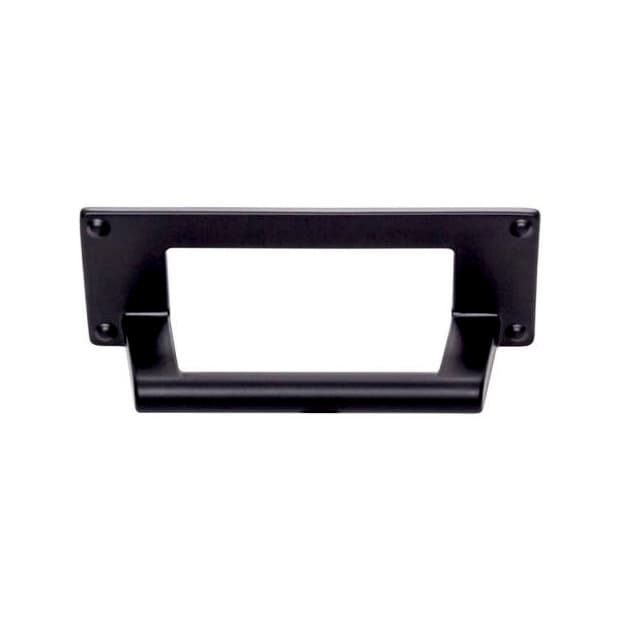 Top Knobs Bradbury Series 3" (76 mm) Center to Center Matte Black Pull, - A301-BL