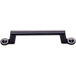 Top Knobs Bradbury Series 3-3/4" (95 mm) Center to Center Matte Black Pull, - A302-BL