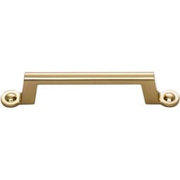 Top Knobs Bradbury Series 3-3/4" (96 mm) Center to Center Warm Brass Pull, - A302-WB