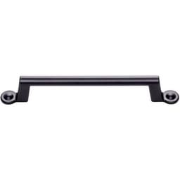 Top Knobs Bradbury Series 5-1/16" (128 mm) Center to Center Matte Black Pull, - A303-BL